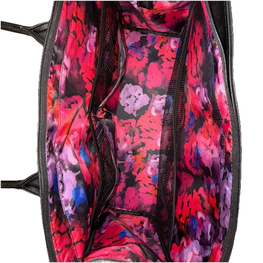 MARY KAY TRAVEL TOTE LARGE‎ BLACK PURSE STARTER KIT CONSULTANT BAG/CASE